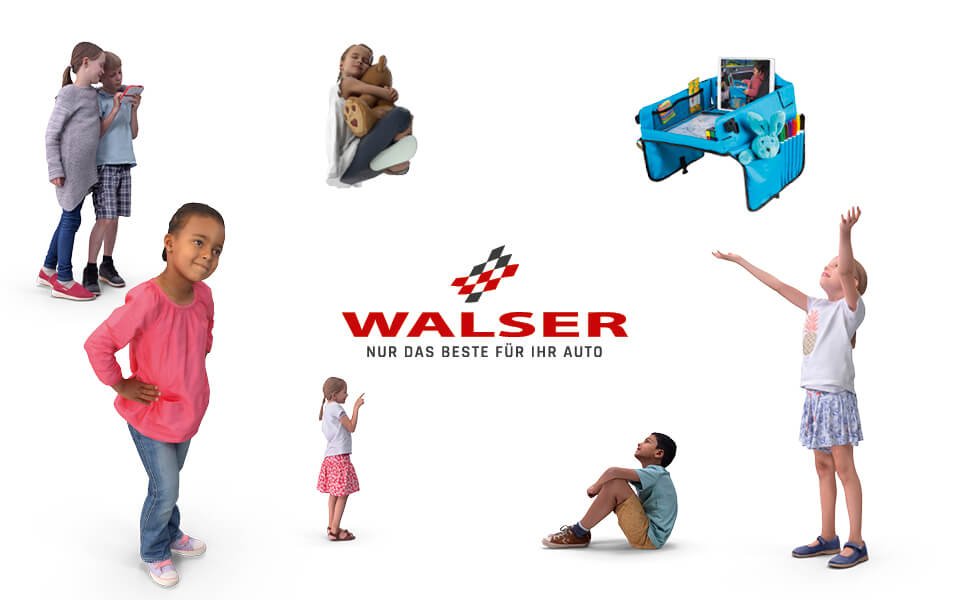 & Walser mit | Shop | | blau Tablethalterung Kids Online Kinder-Reisespieltisch-Auto Kinder-Reisespieltisch-Auto mit Tablethalterung Kindersitz | blau Co Zubehör