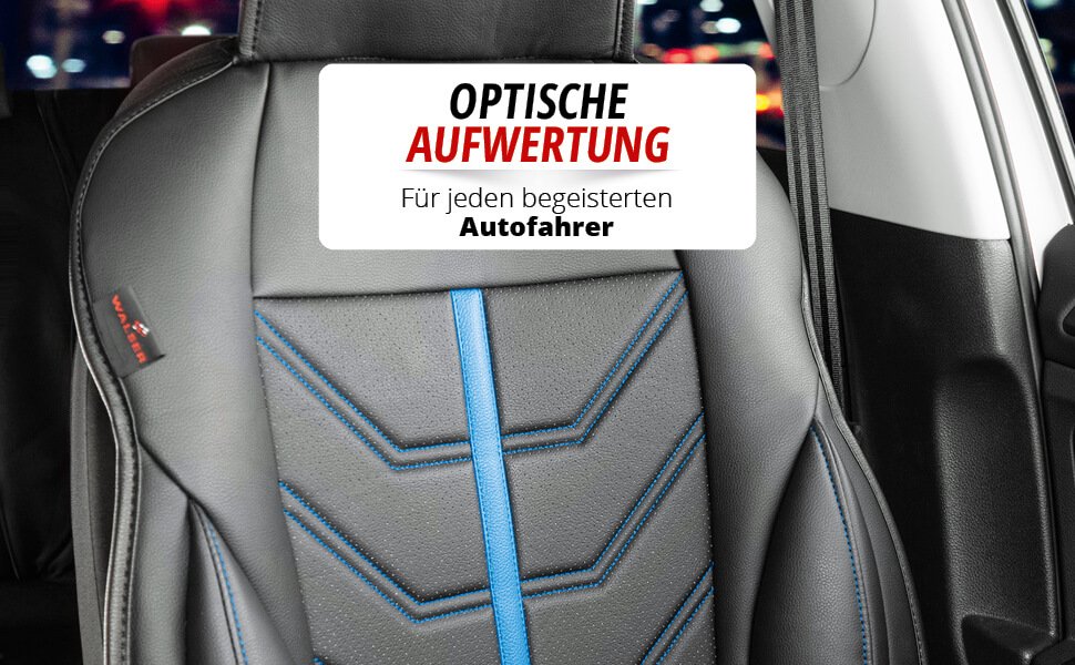 Walser Auto-Sitzaufleger Luxor, Universelle PKW-Sitzauflage für  Rücksitzbank, Auto-Sitzschoner für Rücksitzbank inkl.  Anti-Rutsch-Beschichtung