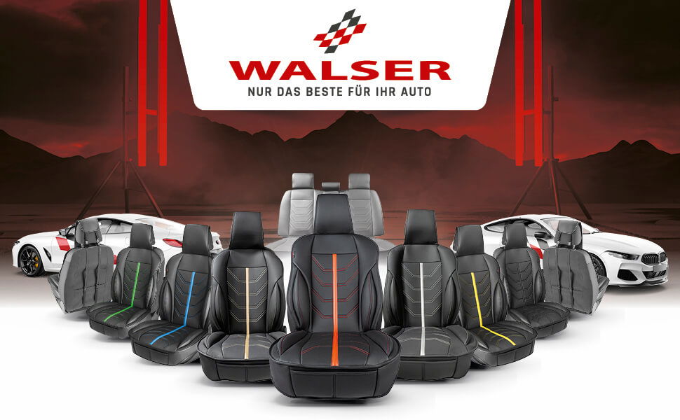 Walser Sitzaufleger Comfortline Luxor, Universelle PKW Sitzauflage  Vordersitz, Schutzunterlage-Autositz, Sitzschoner mit Seitenwangen-Schutz,  schwarz : : Auto & Motorrad